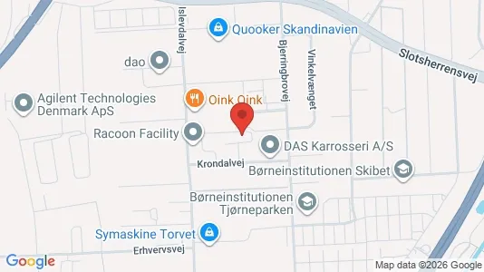 Kontorlokaler til leje i Rødovre - kort over placeringen