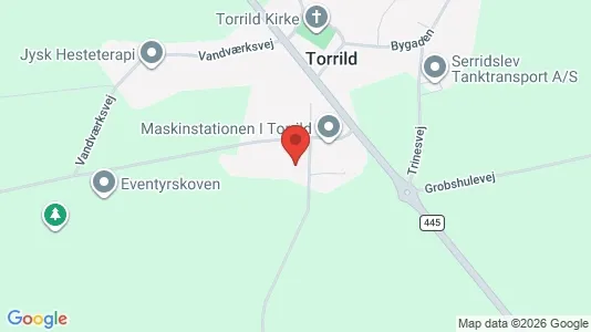 Lagerlokaler til salg i Odder - kort over placeringen