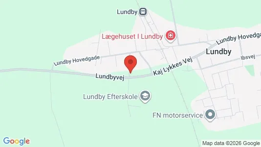 Erhvervslejemål til salg i Lundby - kort over placeringen