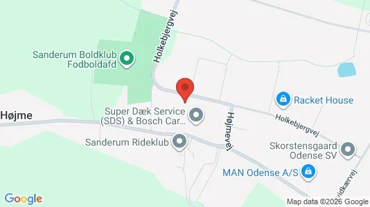 Kontorlokaler til salg i Odense SV - kort over placeringen