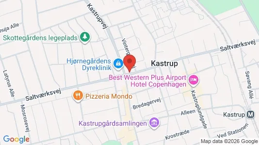 Kliniklokaler til salg i Kastrup - kort over placeringen