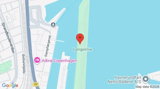 Erhvervslejemål til leje i Østerbro - kort over placeringen