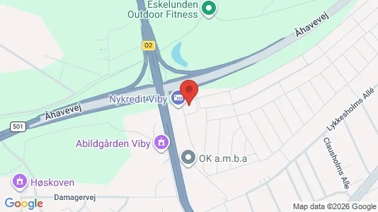 Kontorlokaler til leje i Viby J - kort over placeringen