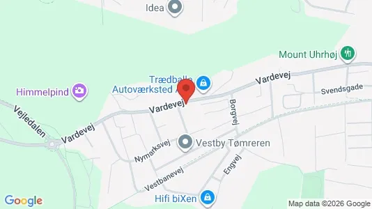Boligudlejningsejendomme til salg i Vejle Centrum - kort over placeringen