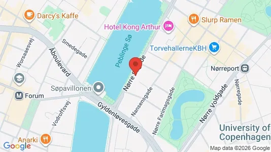 Kontorlokaler til leje i København K - kort over placeringen