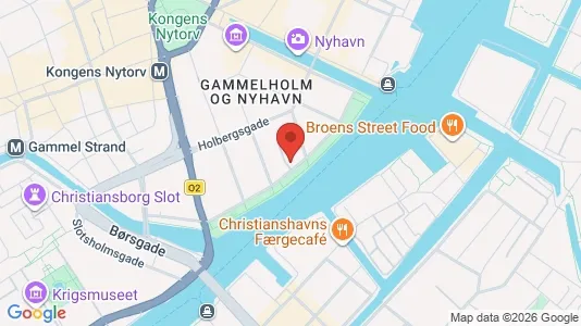 Kontorhoteller til leje i København K - kort over placeringen