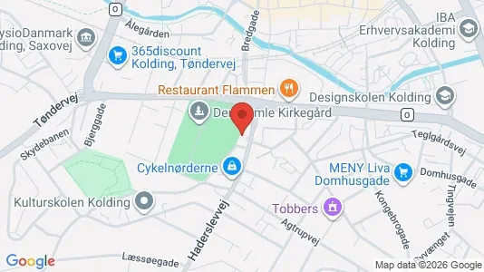 Kontorlokaler til leje i Kolding - kort over placeringen