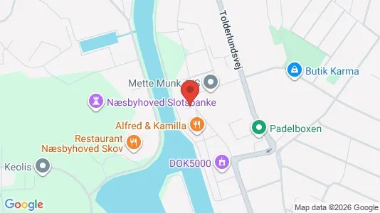 Kontorlokaler til leje i Odense C - kort over placeringen