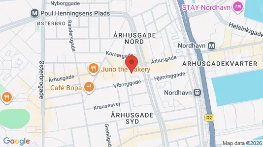 Kontorlokaler til leje i Østerbro - kort over placeringen