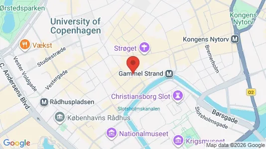 Kontorlokaler til leje i København K - kort over placeringen
