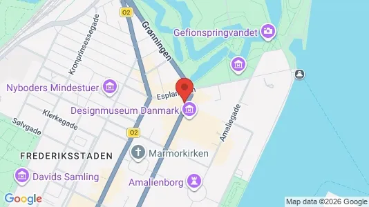 Kontorlokaler til leje i København K - kort over placeringen