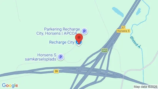Kontorlokaler til leje i Horsens - kort over placeringen