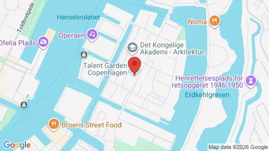 Erhvervslejemål til leje i København K - kort over placeringen