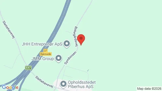 Lagerlokaler til leje i Rønnede - kort over placeringen