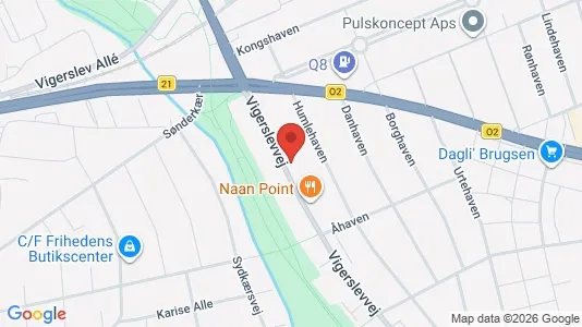 Boligudlejningsejendomme til salg i Valby - kort over placeringen