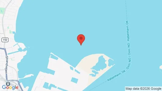 Kontorlokaler til leje i Nordhavn - kort over placeringen