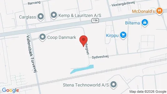 Kontorlokaler til leje i Albertslund - kort over placeringen