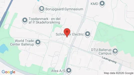 Kontorlokaler til leje i Ballerup - kort over placeringen