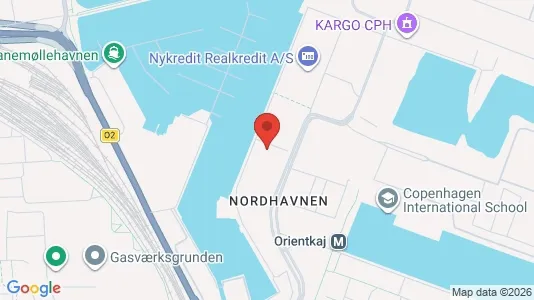 Kontorlokaler til leje i Østerbro - kort over placeringen