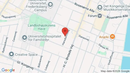 Kontorlokaler til leje i Frederiksberg C - kort over placeringen