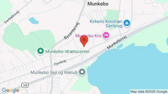 Lagerlokaler til leje i Munkebo - kort over placeringen