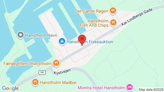 Kontorlokaler til leje i Hanstholm - kort over placeringen