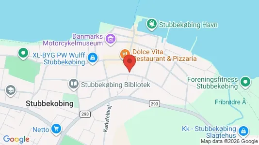 Erhvervslejemål til salg i Stubbekøbing - kort over placeringen