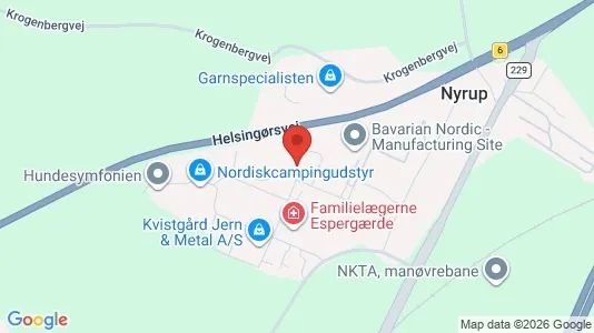 Kontorlokaler til leje i Kvistgård - kort over placeringen