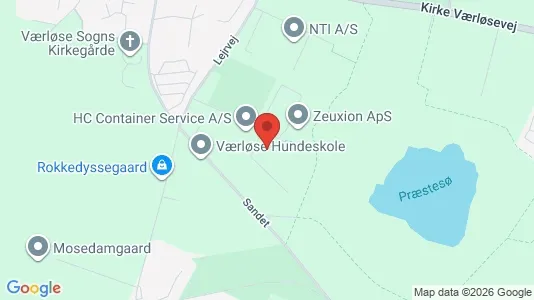 Kontorlokaler til leje i Værløse - kort over placeringen