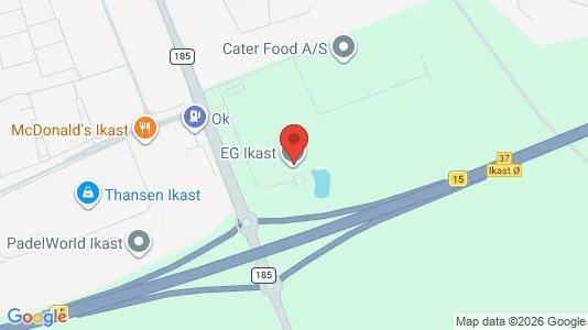 Kontorlokaler til salg i Ikast - kort over placeringen