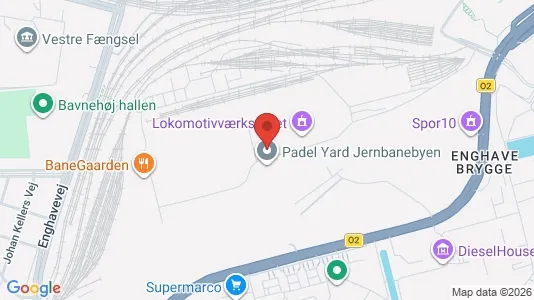 Lagerlokaler til leje i København SV - kort over placeringen
