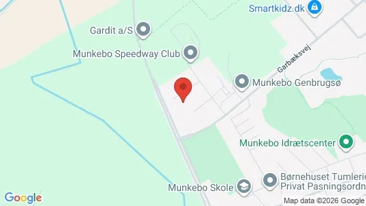 Erhvervsgrunde til leje i Munkebo - kort over placeringen
