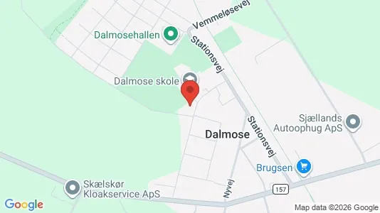 Erhvervslejemål til salg i Dalmose - kort over placeringen