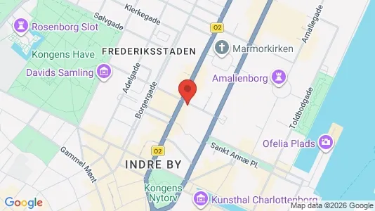 Kontorlokaler til leje i København K - kort over placeringen