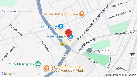 Kontorlokaler til leje i Viby J - kort over placeringen