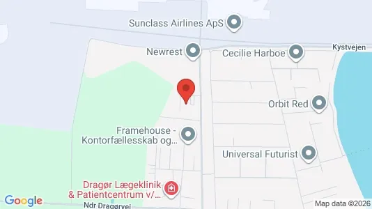 Kontorlokaler til leje i Dragør - kort over placeringen