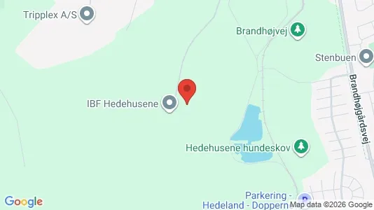Lagerlokaler til leje i Hedehusene - kort over placeringen