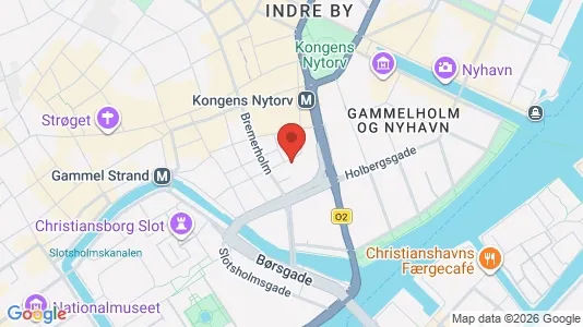 Kontorlokaler til leje i København K - kort over placeringen
