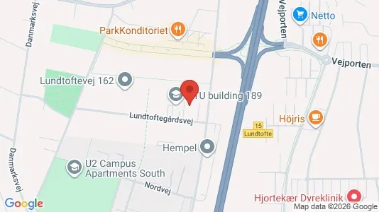 Erhvervslejemål til leje i Kongens Lyngby - kort over placeringen