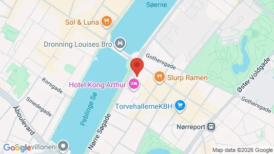 Kontorlokaler til leje i København K - kort over placeringen