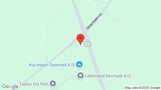 Hoteller til salg i Fredericia - kort over placeringen