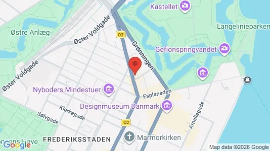 Kontorlokaler til leje i København K - kort over placeringen