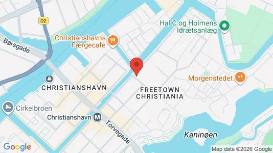Erhvervslejemål til leje i København K - kort over placeringen