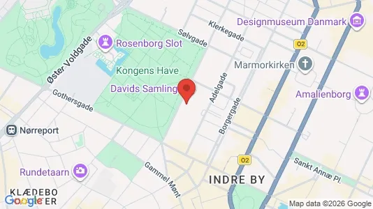 Erhvervslejemål til leje i København K - kort over placeringen