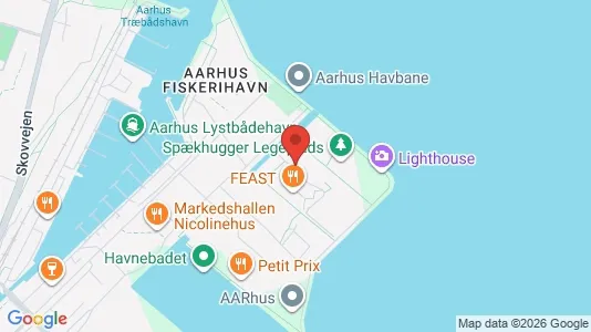 Kontorlokaler til leje i Århus C - kort over placeringen