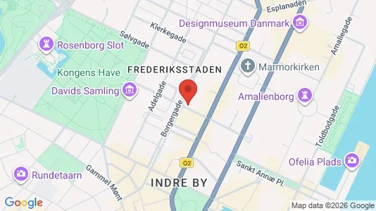 Kontorlokaler til leje i København K - kort over placeringen
