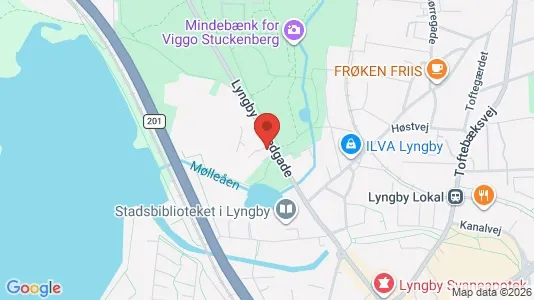 Kontorlokaler til leje i Kongens Lyngby - kort over placeringen