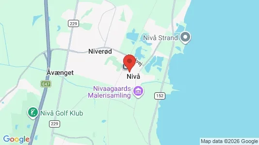Erhvervslejemål til leje i Nivå - kort over placeringen
