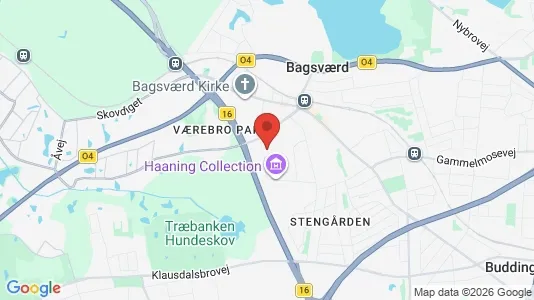 Erhvervslejemål til leje i Bagsværd - kort over placeringen