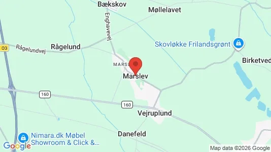 Erhvervslejemål til leje i Marslev - kort over placeringen